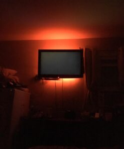 Nexillumi LED Strip Lights 6.56ft TV LED Backlight for 24 Inch-60 Inch TV RGB LED Strip USB Powered, APP Control Sync to Music, Bias Lighting, 5050 RGB for Mirror, PC, Android iOS 70 71 rYS887zL