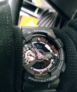 G-Shock X-Large Combi GA110 Black/Rose Gold 45 71 rZrruAqL