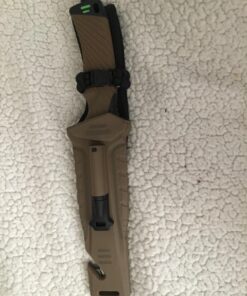 StatGear Surviv-All Fixed-Blade Bowie Knife with Sheath, Firestarter, Sharpener & Cord Cutter for Hunting Camping Outdoors Hiking EDC 25 71 sYDkXBTL