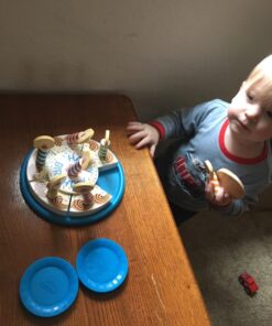 Melissa & Doug Birthday Party Cake - Wooden Play Food With Mix-n-Match Toppings and 7 Candles 29 71 siwVnkL