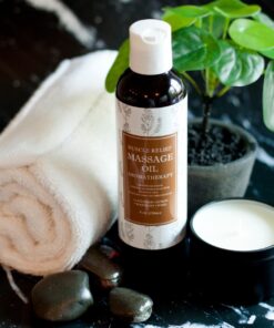 Sore Muscle Massage Oil for Body - Relaxing Massage Oil for Massage Therapy with Lavender and Rosemary Oils for Muscle Relief - Gentle Warming Massage Oil for Sore Muscles for Pro or Home Use (8oz) Herbal Citrus 8 Fl Oz (Pack of 1) 31 71 tcN7aMeL