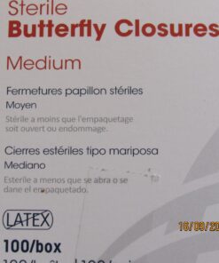 ProAdvantage Sterile Butterfly Closure Bandages, Medium, Latex-Free, 100/bx 100 Count (Pack of 1) 11 71 uhPYx8lL