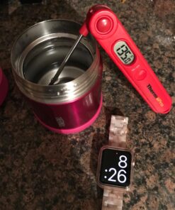 THERMOS FUNTAINER 10 Ounce Stainless Steel Vacuum Insulated Kids Food Jar, Pink 37 71 urbV0PBL