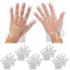 500 Pack Cooking Gloves - Plastic Disposable Food Safe, Food Prep, Handling, Serving Gloves (Clear, One Size Fits Most) 43 71 v1c7kfL
