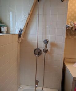 Purelux 100 Inch Extra Long Shower Hose for Handheld Shower Head with Brass Fittings, 8 feet 4 inches made of Stainless Steel Chrome Finish 19 71 vx4k5Q4L