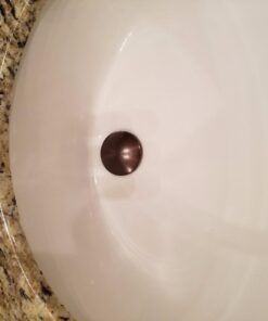 KES Bathroom Faucet Vessel Vanity Sink Pop Up Drain Stopper with Overflow Oil Rubbed Bronze, All Metal Rustproof Brass and 304 Stainless Steel, S2008A-ORB With Overflow, 1 Pack 40 71 vyOE0hfL