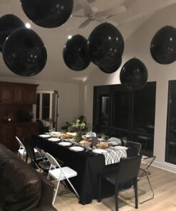 Pmu 36 Inch Latex Balloon Black (Premium Helium Quality) Pkg/6 29 71 wbfDRoML