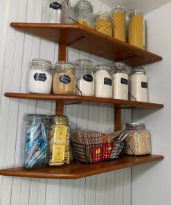 Anchor Hocking 1-Gallon Cracker Jar with Lid, Brushed Aluminum, Set of 4 1 Gallon Cracker Jar 19 71 yD1z4uIL