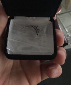 Elegance Long Stem Rose Ring Holder, 9", Silver 40 71 yzqiOHL