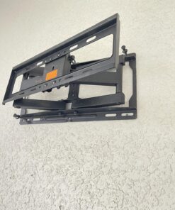 Perlegear Full Motion TV Wall Mount for 26-65 inch TVs, TV Bracket Supports Swivel Articulating Level Extension Tilt Arms, Max VESA 400x400mm up to 99lbs, 16" Wood Studs, PGMFK4 34 71 z63gkrgL