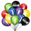 60PCS Gaming Party Latex Balloons - 12 inches Happy Birthday Big Solid Balloons for Party Supplies Decoration Birthday Party Favors, With 1 PCS Loving-type Balloon-6 Colors 38 71 zlDuDlwL