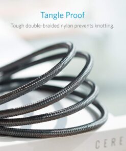 Anker Powerline+ USB C to USB C Cable, 60W USB 2.0 Cable (6ft), for USB Type-C Devices Including Galaxy Note 8 S8 S8+ S9, iPad Pro 2020, Pixel, Nexus 6P, Matebook, MacBook and More 28 710 RfJOg3L