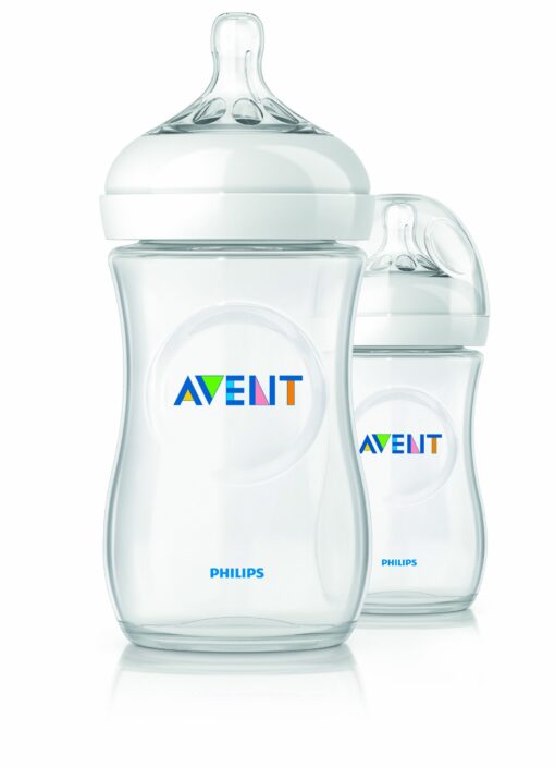 Philips AVENT BPA Free Natural Polypropylene Bottle, 9 Ounce, 2 Pack