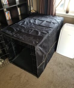 MidWest Homes for Pets Dog Crate Cover, Privacy Dog Crate Cover Fits MidWest Dog Crates, Machine Wash & Dry, Black, 48-Inch 38 71015SObZgL 2