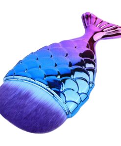 LandFox Cosmetic Matte Eyeshadow Cream Makeup Palette Shimmer Set 40 Color+ Brush Set+Fishtail Bottom Brush (A) 24 7101rH42iL