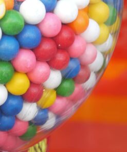 Gumballs 1 Inch - 4 Pounds - Gumball Machine Refills - Rainbow Fruit Flavors - Gum Balls Assorted Colors - Bulk Candy - Apx. 240 Assorted Gumballs 4 Pound (Pack of 1) 9 7102d3GRmjL