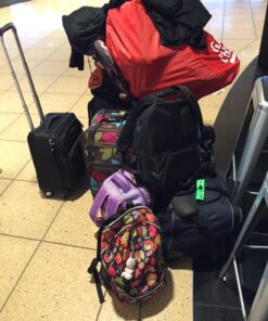 J.L. Childress Gate Check Bag - Air Travel Bag - Fits Convertible Car Seats, Infant carriers & Booster Seats, Red 33 71034BsSLXL