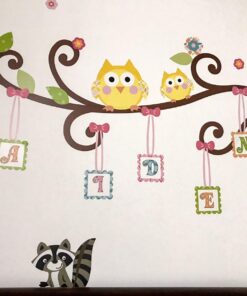 RoomMates RMK2079GM Happi Scroll Tree Letter Branch Peel and Stick Giant Wall Decal 26 7103EBEPXfL