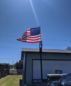 US Flag 4x6 by USA Flag Co. is 100% American Made: The BEST Embroidered Stars and Sewn Stripes American Flags, Made in the USA, with Amazon A to Z Guarantee. (4 by 6 foot) 4 by 6 Foot 52 7103NqZLQCL
