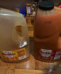 Frank's RedHot Original Buffalo Wings Sauce, 1 gal - 1 Gallon Bulk Container of Buffalo Hot Sauce with a Bold, Spicy Flavor Perfect for Wings, Dressings, Dips and More 128 Fl Oz (Pack of 1) 38 71047PvJwzL