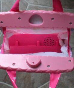 Fisher-Price Smart Purse Learning Toy with Lights Music and Smart Stages Educational Content for Babies and Toddlers, Pink 40 7104N7WCltL