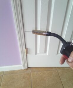 Goplus 110V MIG 130 Welder Flux Core Welding Machine, No Gas Welding Machine with Electrode Holder Face Shield (Orange) 57 7104YjTJeNL