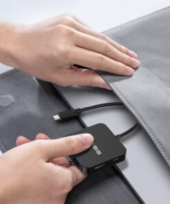 USB C Hub, Multi-Port USB Type-C Hub with 4K HDMI, Power Delivery 100 W | 3 USB 3.0 Port | 1 Type-C 3.0 Port | USB Splitter Adapter for MacBook, Mac Mini, XPS, Laptop and USB C Devices 0.5ft 32 7104Z3GnggL