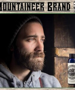 Mountaineer Brand Beard Grooming Care Kit Gifts for Men | Beard Oil (2oz), Conditioning Balm (2oz), Wash (4oz), and Beard Brush | Mustache Growth Kit, Essential Beard Kit for Men | WV Coal Scented WV Coal (4 Pack) 11 7105ESatPvL
