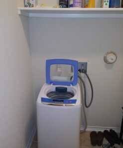 RCA RPW091 0.9 Cu Ft Top Load Portable Washing Machine Washer on Wheels, White 30 7105J6BGGXL