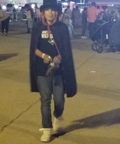 Kangaroo Black Stovepipe Hat - Perfect Ringmaster, Vampire, Abraham Lincoln Costume Hat for Kids, Men, Women 28 7105V7t3h5L