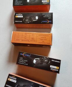 MIKAFEN 5Pack Flashlights Mini Led Flashlight 300lm 3 Modes (Light - Low Light - Strobe) Adjustable Focus Zoomable Flashlight 5 Colors 23 71086N1nZLL