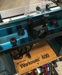 BOSCH RA1181 Benchtop Router Table 27 in. x 18 in. Aluminum Top with 2-1/2 in. Vacuum Hose Port 66 71087SrH NL