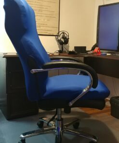 Flash Furniture Big & Tall Office Chair | Black Leather Swivel Executive Desk Chair with Wheels Black Leathersoft 30 7108sLRsG7L