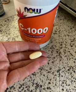 NOW Supplements, Vitamin C-1,000 with Rose Hips, Sustained Release, Antioxidant Protection*, 250 Tablets 28 7109CDtidVL