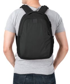 Pacsafe Metrosafe LS350 15 Liter Anti Theft Laptop Daypack/Backpack - with Padded 13" Laptop Sleeve, Adjustable Shoulder Straps, Patented Security Technology, Black Pacsafe Metrosafe Ls350 Anti-theft 15l Travel Backpack - Black 30 710APIM9PkL