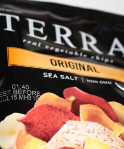 Terra Vegetable Chips with Sea Salt, Original, 1 oz (Pack of 24) 1 Ounce (Pack of 24) 33 710BporIXYL