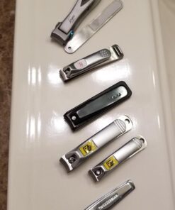 Seki Edge Nail Clippers (SS-106) - Stainless Steel Fingernail Clippers for Men & Women - Sharp Cutting Edges for Thick Nails - Professional & Home Use - Made in Japan 34 710CPdd4ubL