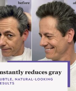 Just For Men Touch of Gray, Mens Hair Color Kit with Comb Applicator for Easy Application, Great for a Salt and Pepper Look - Medium Brown, T-35, Pack of 3 (Pack of 3) Medium Brown T-35 8 710CjirULwS