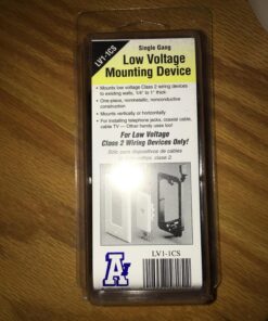 Arlington LV1-1CS Single Gang Low Voltage Mounting Bracket Device Low Voltage Bracket 1 Gang 30 710Co85nuSL