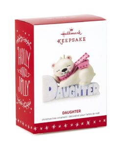 Hallmark Keepsake 2016 "Daughter Dated Holiday Ornament Daughter 5 710DawLOhCL