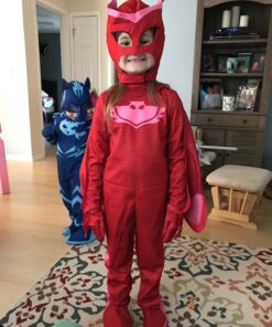 PJ Masks Owlette Deluxe Toddler Costume Large (4-6) Red 41 710EHQAJLYL