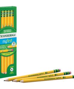 Ticonderoga My First Wood-Cased Pencils, Pre-Sharpened, 2 HB, Yellow, 12 Count Writing Instrument 12 Pack 20 710EfX7UoEL