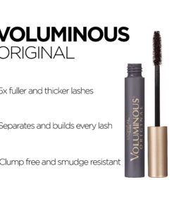 L’Oréal Paris Makeup Voluminous Original Mascara, Carbon Black, 0.26 Fl Oz Washable Carbon Black 0.26 Fl Oz (Pack of 1) 31 710EjZmAGIL