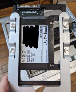 SABRENT 2.5” SSD & SATA Hard Drive to Desktop 3.5” SATA Bay Converter Mounting Kit (BK-PCBS) 2.5" to 3.5" (X2) SERVER 56 710FeRkKoHL 2