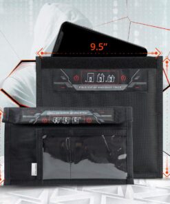 Mission Darkness Non-Window Faraday Bag for Phones // Device Shielding Law Enforcement & Military, Executive Privacy, Travel Data Security, Anti-Hacking Anti-Tracking Anti-Spying Assurance 1-Pack 27 710FvtIzFrL
