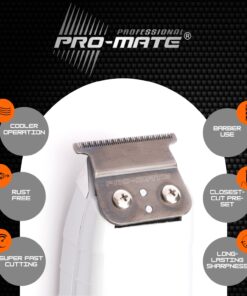Andis T-Outliner & GTX Replacement One Hittaz Zero Gap Modified T Blades for Model GO, GTO #04521 by Pro-Mate w/Free Screws. 1 Count (Pack of 1) 25 710G7nqrxIL
