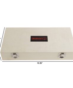 24-Piece Router Bit Set - Wood Routers Kit with 0.25-Inch Shank and Wooden Storage Case - Woodworking Tools for Home Improvements and DIY by Stalwart 24 Piece 11 710GItOSQvL