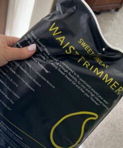 Sweet Sweat Waist Trimmer for Women and Men - Sweat Band Waist Trainer for High-Intensity Training & Workouts, 5 Sizes XX-Large Black/Yellow 30 710HGLxwIHL 2