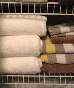 Chakir Turkish Linens 100% Cotton Premium Turkish Towels for Bathroom | 27'' x 54'' (4-Piece Bath Towels - White) 4-Piece Bath Towels 47 710HGM4YkYL