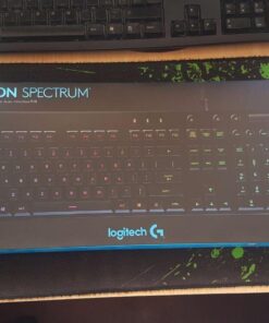 Logitech G810 Orion Spectrum RGB Mechanical Gaming Keyboard – Easy-Access Media Control, Backlit Multicolor LED, Romer-G Mechanical Key Switches 46 710HPMQbIDL